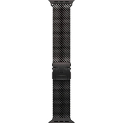 Apple Watch Ultra 2 (2024) 49mm Black Titanium Case with Black Titanium Milanese Loop L, MX5V3LW/A - фото 3