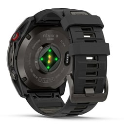 Умные часы Garmin FENIX 8 Pro 47mm Amoled Sapphire Carbon Grey DLC Titanium with Black/Pebble Grey Silicone Band (010-03198-01) - фото 9