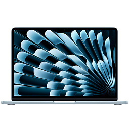13.6" Ноутбук Apple MacBook Air 13 2025 2560x1664, Apple M4, RAM 16 ГБ, SSD 512 ГБ, 10C CPU/10C GPU, macOS, Sky Blue (MC6U4) - фото 1