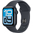 Apple Watch SE 3 2025 40mm Aluminium Case with Sport Band M/L, Midnight/Midnight, MEHC4 - фото 4