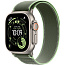 Apple Watch Ultra 3 (2025) 49mm Natural Titanium Case with Green/Neon Trail Loop - фото 4
