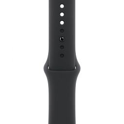 Apple Watch Series 11 46mm GPS Aluminum Case with Sport Band M/L, Jet Black/Black, MEUX4 - фото 3