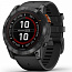 Умные часы Garmin  FENIX 7X PRO Solar Edition серый корпус и черным ремешком (010-02778-01) - фото 4