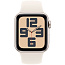 Apple Watch SE 2024 GPS 40mm Aluminium Case with Sport Band M/L, Starlight (Сияющая звезда), MXEG3 - фото 5