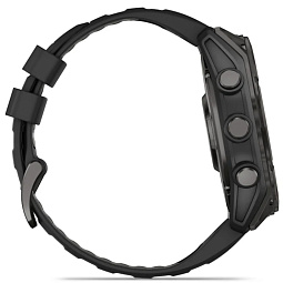 Умные часы Garmin Fenix 8 51mm AMOLED, серый, черный силиконовый ремешок (010-02905-00) - фото 12