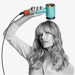 Фен Dyson Supersonic HD16 Ceramic Patina/Topaz (Бирюзовый/Оранжевый) - фото 16