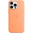 Чехол-накладка iPhone 15 Pro Max Silicone Case with MagSafe - Orange Sorbet (MT1W3) - фото 6