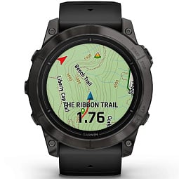 Умные часы Garmin EPIX PRO (Gen 2) Sapphire Edition 51 мм, титановый угольно-серый с черным силиконовым ремешоком (010-02804-01) - фото 7