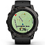Умные часы Garmin EPIX PRO (Gen 2) Sapphire Edition 51 мм, титановый угольно-серый с черным силиконовым ремешоком (010-02804-01) - фото 18