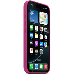 Чехол-накладка iPhone 16 Pro Silicone Case with MagSafe - Fuchsia (MYYN3) - фото 5