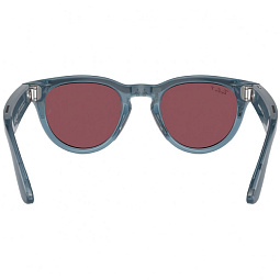 Умные очки Ray-Ban Meta Headliner Shiny Jeans Polar Dusty Red, 150 - 50 Size - фото 4
