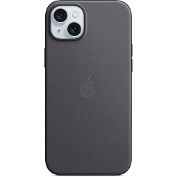Чехол-накладка iPhone 15 Plus FineWoven Case with MagSafe - Black (MT423) - фото 1