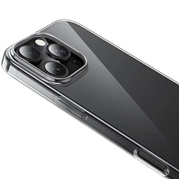 Чехол-накладка Hoco для iPhone 16 Pro силиконовая прозрачная - фото 4