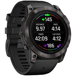 Умные часы Garmin Epix Pro (Gen2) Standart Edition 47mm Slate Gray with Black Band (010-02803-01) - фото 3