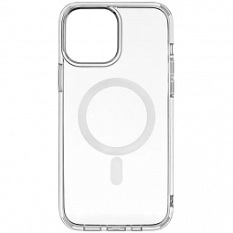 Чехол-накладка Hoco для iPhone 14 Plus 6.7 силиконовая прозрачная с MagSafe - фото 3