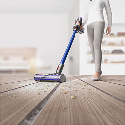 Пылесос Dyson V11 (SV28) 2023, Nickel/Blue, EU - фото 8