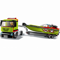 Конструктор LEGO City 60254 Транспортировщик скоростных катеров - фото 2