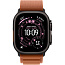 Apple Watch Ultra 3 (2025) 49mm Black Titanium Case with Terra Cotta Alpine Loop - фото 5