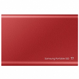 500 ГБ Внешний SSD Samsung T7, USB 3.2 Gen 2 Type-C, красный (MU-PC500R/WW) RU - фото 3