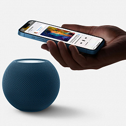 Умная колонка Apple HomePod mini (Синий) - фото 3