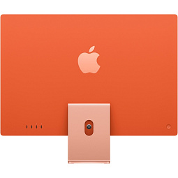 Apple iMac 24", (MGPR3) Retina 4,5K, M1 (8C CPU, 8C GPU), 8 ГБ, 256 ГБ SSD, оранжевый - фото 2