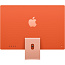 Apple iMac 24", (MGPR3) Retina 4,5K, M1 (8C CPU, 8C GPU), 8 ГБ, 256 ГБ SSD, оранжевый - фото 7