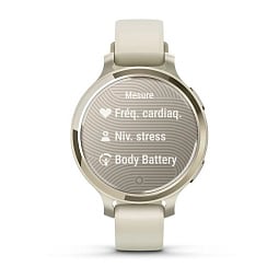 Умные часы Garmin Lily 2 Active кремово-золотые с белым силиконовым ремешком (010-02891-00) - фото 2