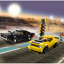 Конструктор LEGO Speed Champions 75893 Додж Чэленджер 2018 и Додж Чарджер 1970 - фото 3
