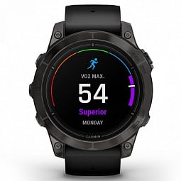 Умные часы Garmin EPIX PRO (Gen 2) Sapphire Edition 47 мм, титановый с черным ремешком (010-02803-11) - фото 3