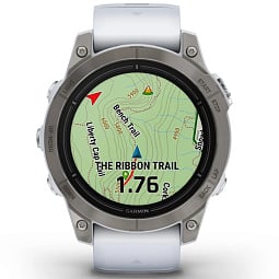 Умные часы Garmin EPIX PRO (Gen 2) Sapphire Edition 47 мм, титановый, белый DLC, белый ремешок (010-02803-21) - фото 6