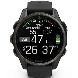 Умные часы Garmin FENIX 8 43mm Amoled Sapphire Titanium Carbon Gray (010-02903-21) - фото 7