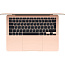 Apple MacBook Air 13" Late 2020 (Apple M1/13.3"/2560x1600/8GB/256GB SSD/DVD нет/Apple graphics 7-core/Wi-Fi/macOS), золотой MGND3 русская раскладка - фото 8