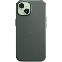 Чехол-накладка iPhone 15 FineWoven Case with MagSafe - Evergreen (MT3J3) - фото 6