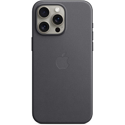 Чехол-накладка iPhone 15 Pro Max FineWoven Case with MagSafe - Black (MT4V3) - фото 1