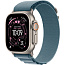 Apple Watch Ultra 3 (2025) 49mm Natural Titanium Case with Light Blue Alpine Loop L, MEWP4 - фото 4