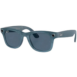 Умные очки Ray-Ban Meta Wayfarer Matte Jeans Polar Dusty Blue, 150 - 50 Size - фото 2