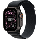 Apple Watch Ultra 3 (2025) 49mm Black Titanium Case with Black Alpine Loop L, MF0X4