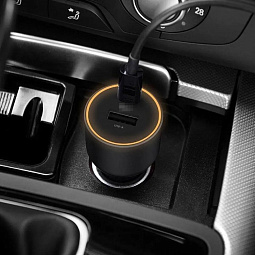Автомобильное зарядное устройство Xiaomi Car Charger 1A1C (43W) MDY-16-EQ - фото 7