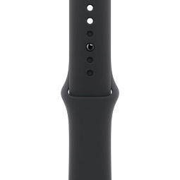 Apple Watch Series 11 42mm GPS Aluminum Case with Sport Band S/M, Jet Black/Black, MEQT4 - фото 3