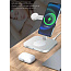 Беспроводное зарядное устройство COTECI WS-36 3 in 1 MagSafe Magnetic Wireless Fast Charger, Silver - фото 11