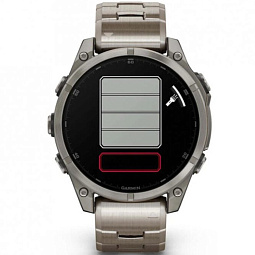 Умные часы Garmin FENIX 8 47mm Amoled Sapphire Titanium Graphite (010-02904-40) - фото 8