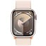 Apple Watch Series 9 GPS 41mm Aluminum Case with Sport Loop, Starlight (Сияющая звезда) MR8V3LW/A - фото 5