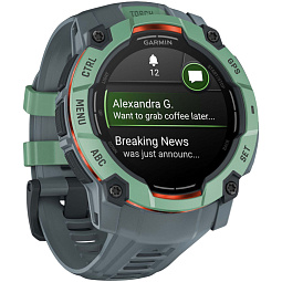 Умные часы Garmin Instinct 3 Amoled 50mm Neo Tropic with Twilight Band (010-03020-01) - фото 6