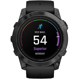 Умные часы Garmin Epix Pro (Gen2) Standart Edition 51mm Slate Gray with Black Band (010-02804-21) - фото 2