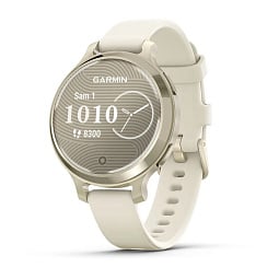Умные часы Garmin Lily 2 Active кремово-золотые с белым силиконовым ремешком (010-02891-00) - фото 1