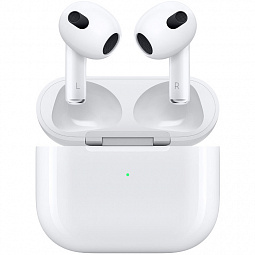 Беспроводные наушники Apple AirPods 3 Lightning Charging Case, белый - фото 1