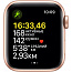 Apple Watch SE GPS + Cellular 40mm Gold Aluminum Case with Starlight Sport Band (Золотистый/сияющая звезда), (MKQN3) - фото 7