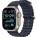 Фото - Apple Watch Ultra 2 (2024) 49mm Natural Titanium Case with Navy Ocean Band M, MXTH3