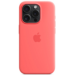 Чехол-накладка iPhone 15 Pro Silicone Case with MagSafe - Guava (MT1G3) - фото 4