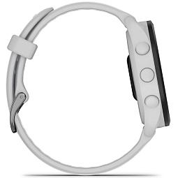Умные часы Garmin Forerunner 165 Music, белый с серым ремешком (010-02863-31) - фото 7